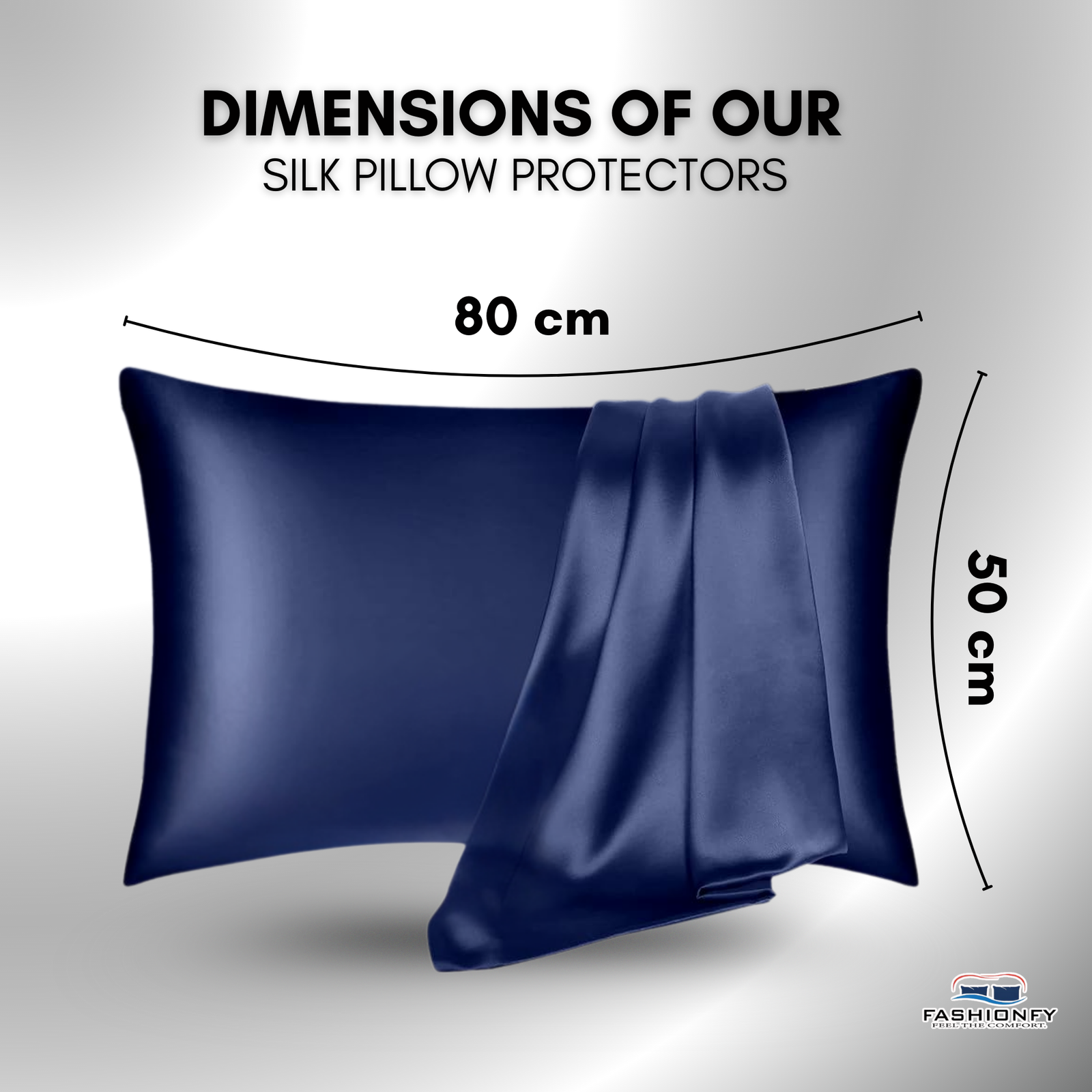 FASHIONFY Luxury & Comfortable Pillowcases for All Hotel Quality Pillows, Dorm rooms - Image 34