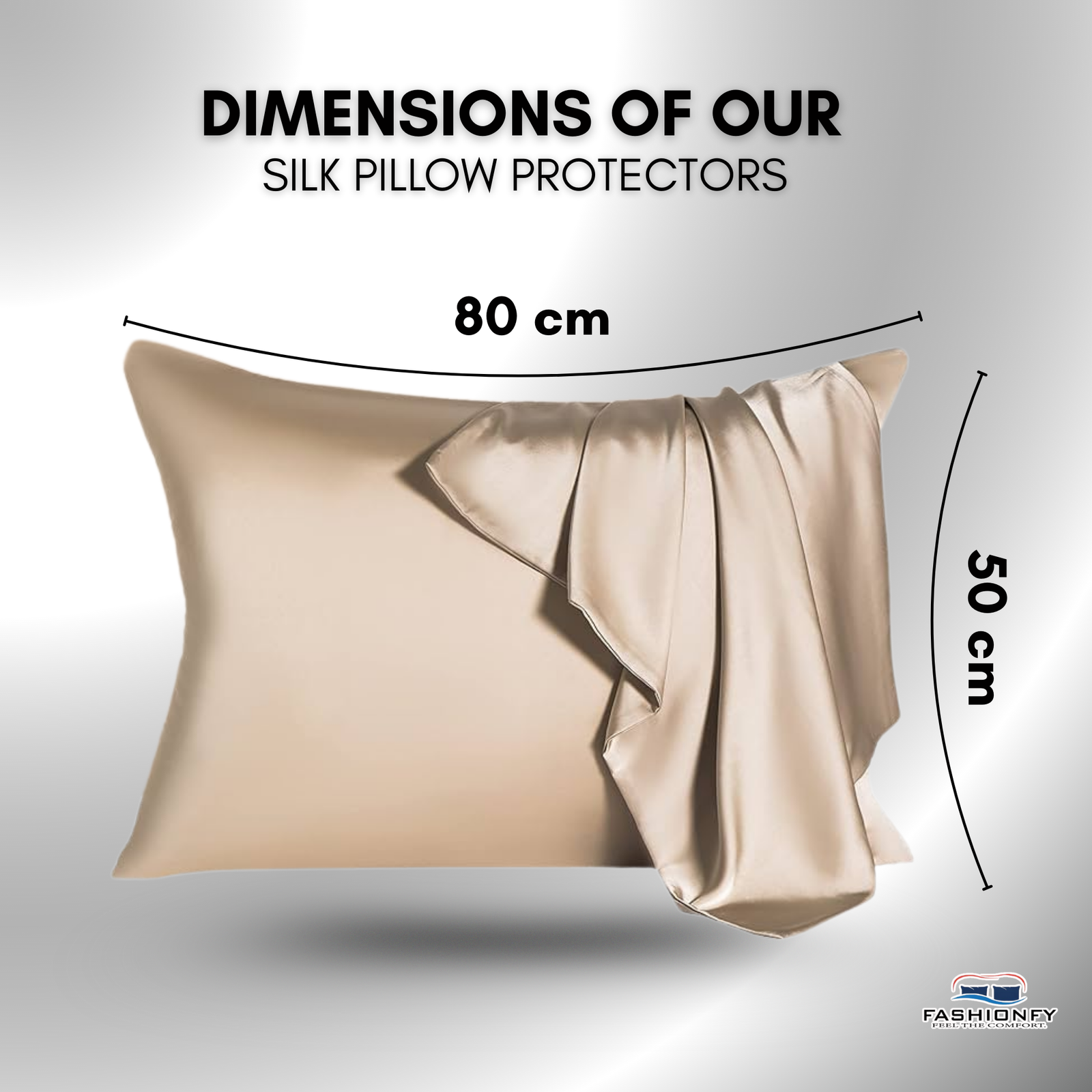FASHIONFY Luxury & Comfortable Pillowcases for All Hotel Quality Pillows, Dorm rooms - Image 32