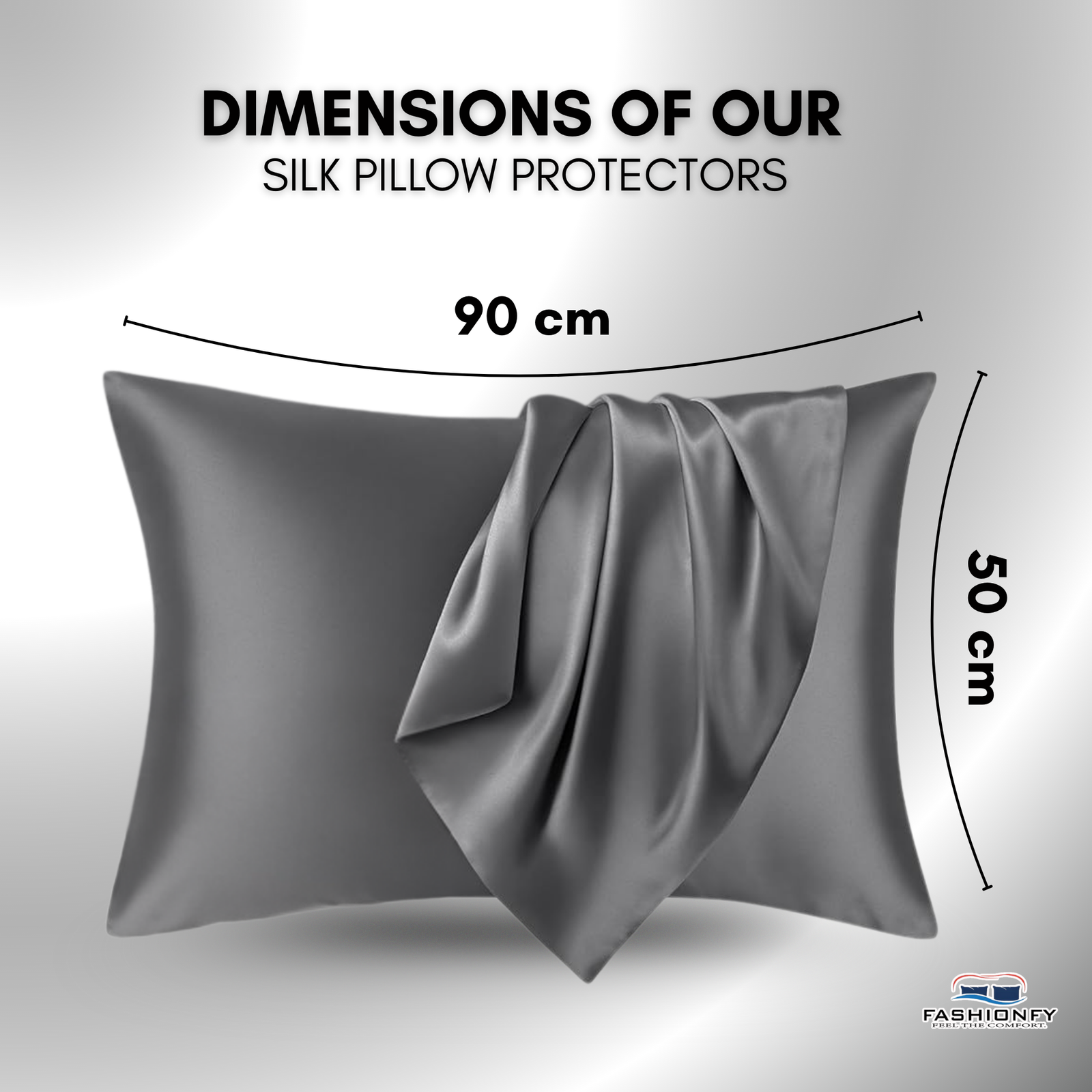 FASHIONFY Luxury & Comfortable Pillowcases for All Hotel Quality Pillows, Dorm rooms - Image 44