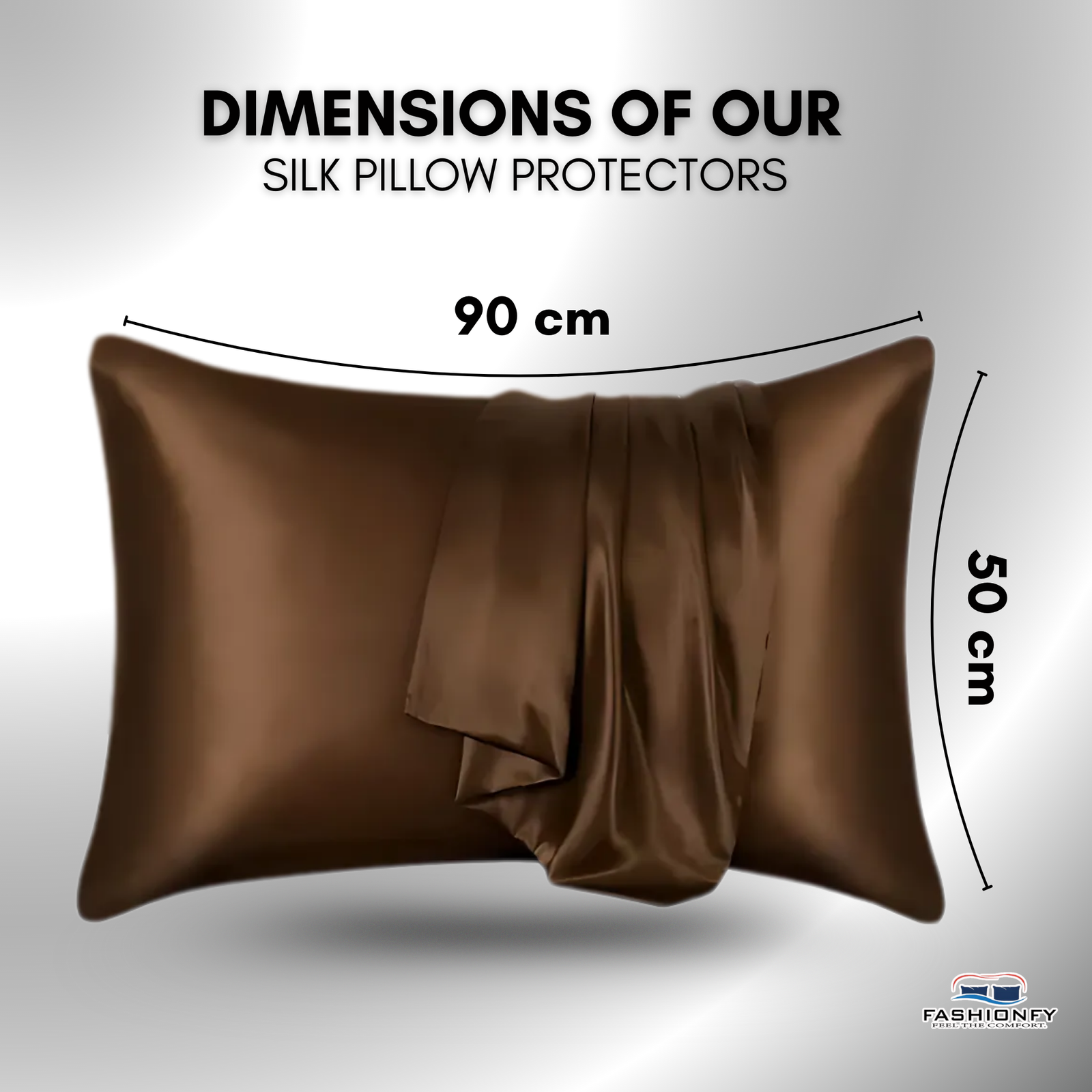 FASHIONFY Luxury & Comfortable Pillowcases for All Hotel Quality Pillows, Dorm rooms - Image 43