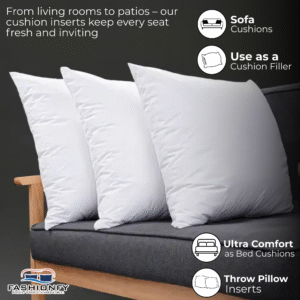 Cushion Inserts with 100% Polyester Filling & Cotton Cover - Image 3
