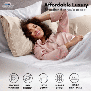 FASHIONFY Luxury & Comfortable Pillowcases for All Hotel Quality Pillows, Dorm rooms - Image 6