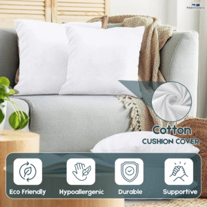 FASHIONFY® Soft Cushion Fillers for Sofa Cushions, Throw Pillow Inserts - Image 3