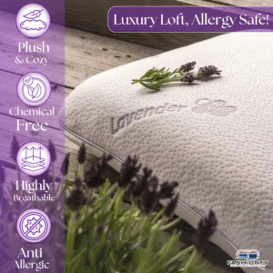 Memory Foam Pillow for Sleeping | Orthopedic Pillow for Back Pain, Neck Support - Image 5