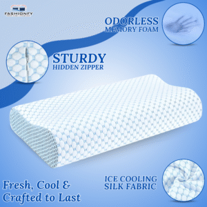 FASHIONFY Cervical Pillow | Ergonomic Neck Pillow for Side & Stomach Sleepers - Image 4