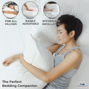 FASHIONFY® Pillow Covers for Hotel Pillows, Dorm rooms, Bed & Sofa Cushions | Pack of 4 - Image 5