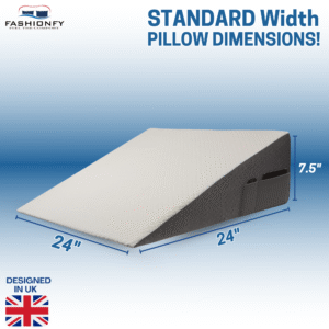 FASHIONFY Orthopedic Bed Wedge Pillow | Jacquard Cover with With Side-Pocket - Image 11