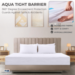Premium Mattress Encasing Queen Size with Deep Pockets | 100% Waterproof Cotton - Image 3