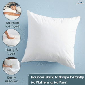 FASHIONFY® Soft Cushion Fillers for Sofa Cushions, Throw Pillow Inserts - Image 5