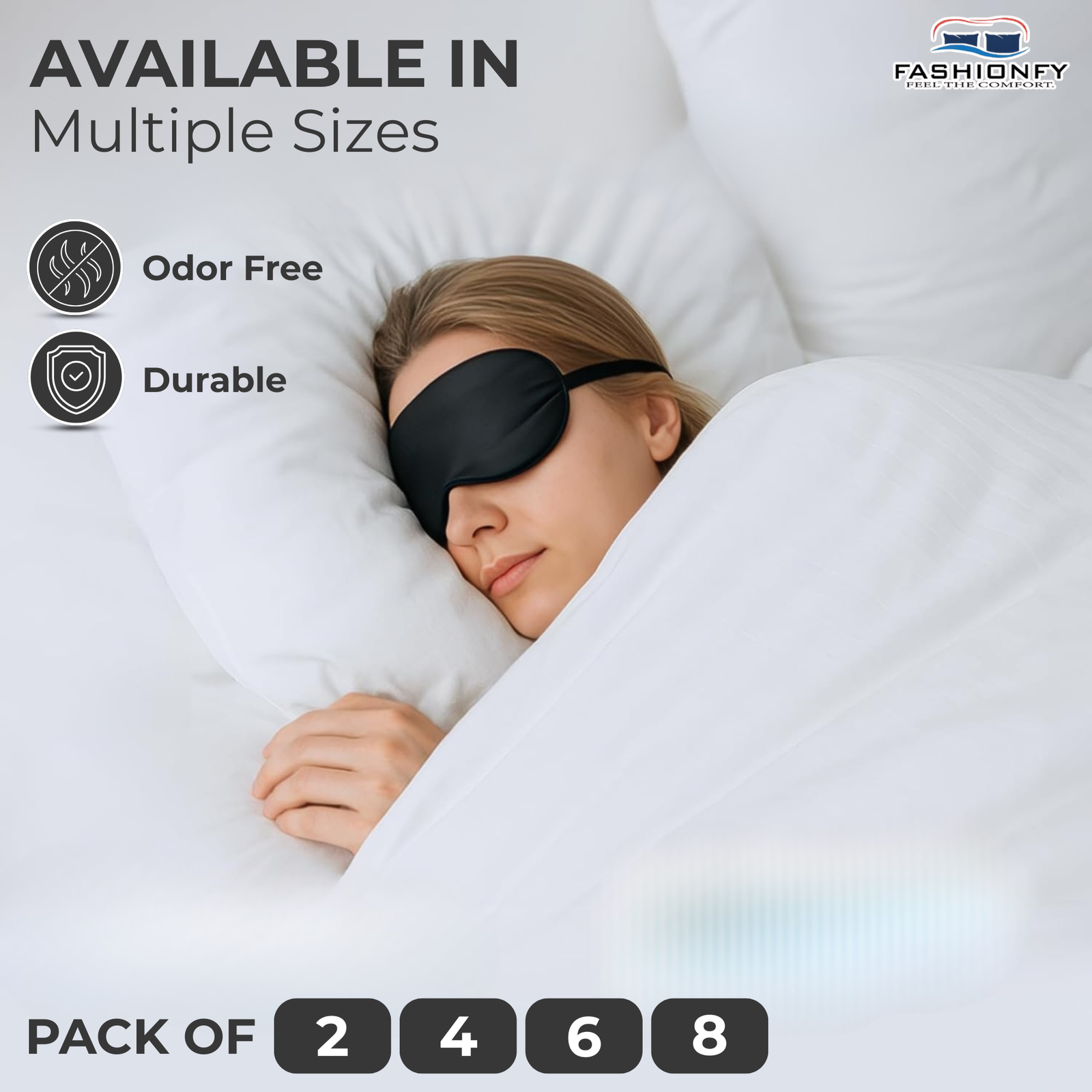 FASHIONFY® Pillow Protectors with Zipper Enclosure | Set of 2 100% Waterproof Polyester Bed Pillow Covers - Image 6