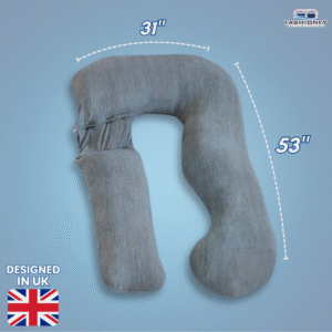 Detachable U Shape Pregnancy Pillow with 100% Polyester Filling - Image 8