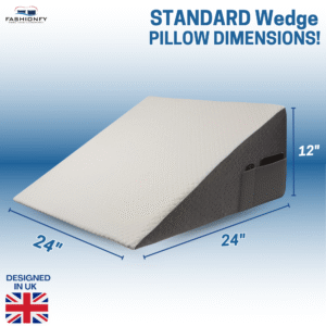 FASHIONFY Orthopedic Bed Wedge Pillow | Jacquard Cover with With Side-Pocket - Image 10