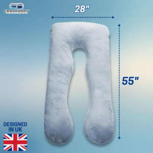 FASHIONFY® U & J Shaped Pregnancy Pillow for Maternity Support, Hips & Belly - Image 9