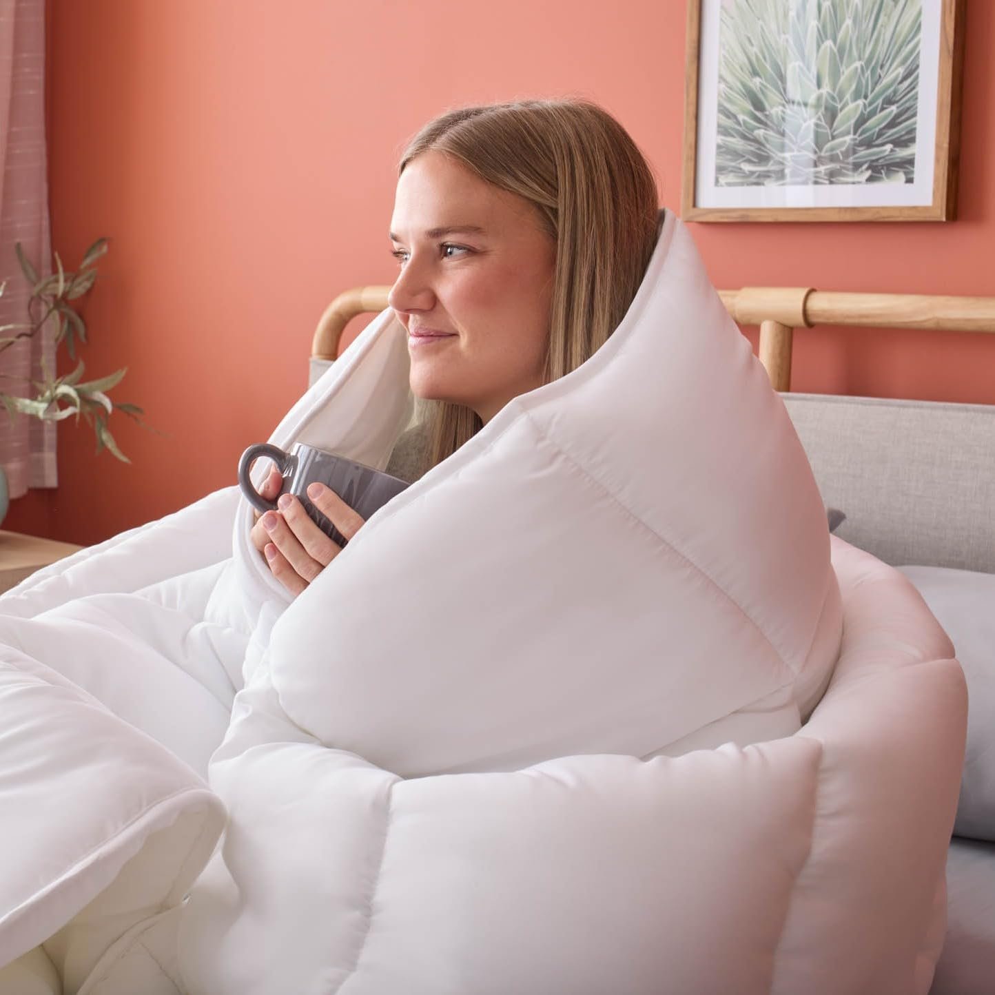 Linenspa Premium & Fluffy Bed Comforter for Bedrooms, Dorm Decor & Sleeping | Lightweight & Washable Duvet Comforter Queen Size for All Seasons – Enjoy Luxurious, Cozy Sleep Every Night - Image 9