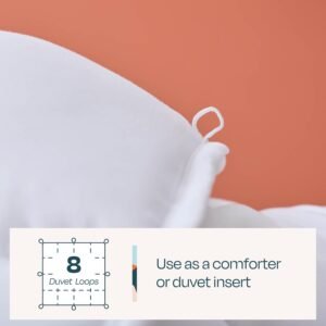 Linenspa Premium & Fluffy Bed Comforter for Bedrooms, Dorm Decor & Sleeping | Lightweight & Washable Duvet Comforter Queen Size for All Seasons – Enjoy Luxurious, Cozy Sleep Every Night - Image 7