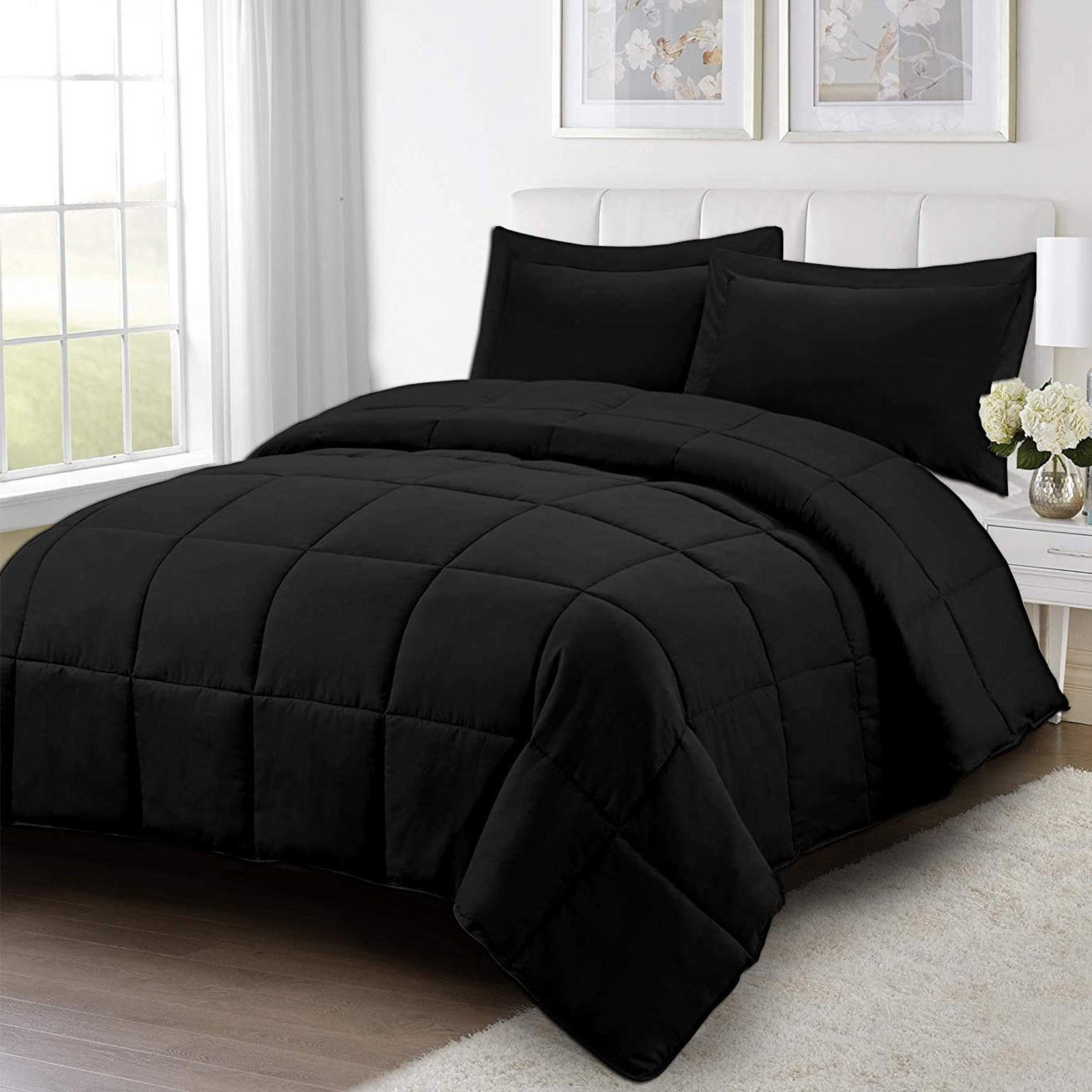 Linenspa Premium & Fluffy Bed Comforter for Bedrooms, Dorm Decor & Sleeping | Lightweight & Washable Duvet Comforter Queen Size for All Seasons – Enjoy Luxurious, Cozy Sleep Every Night - Image 12